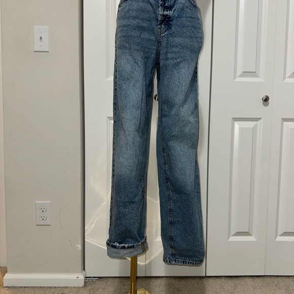 Wild Fable Light Wash High Rise Straight Leg Denim Jeans - Blue - Picture 2 of 11